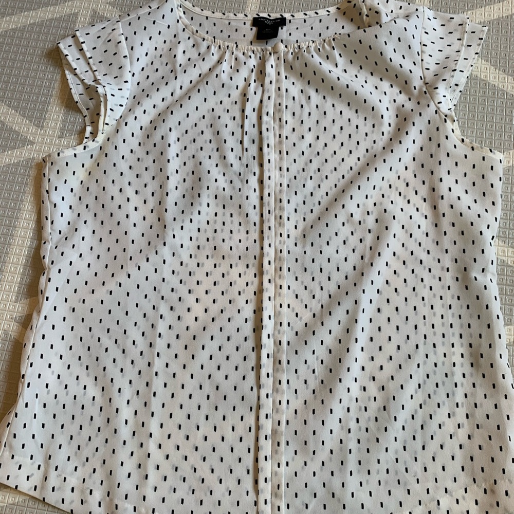 Ann Taylor sleeveless blouse med petite